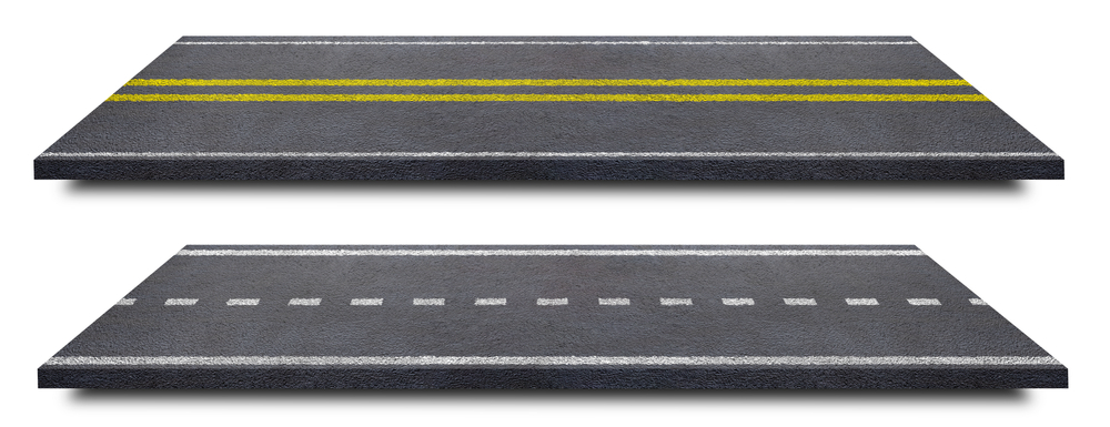 Asphalt street road way